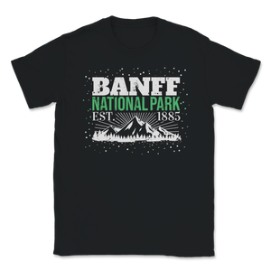 Banff National Park Canada Souvenir Conservation Retro Unisex T-Shirt