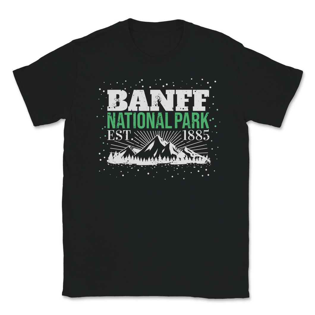 Banff National Park Canada Souvenir Conservation Retro Unisex T-Shirt