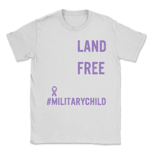 Load image into Gallery viewer, Military Child Awareness Month USA American Flag Unisex T-Shirt
