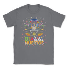 Load image into Gallery viewer, Dia De Los Muertos Biker Sporty Skeleton Day of the Unisex T-Shirt
