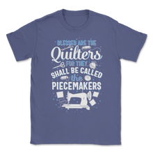 Load image into Gallery viewer, Blessed Quilters For Piecemakers Sewing Seamless Quilt Unisex T-Shirt
