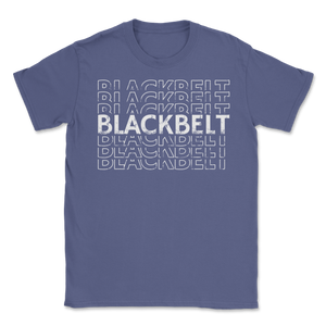 Black Belt Taekwondo Karate Martial Arts Distressed Unisex T-Shirt