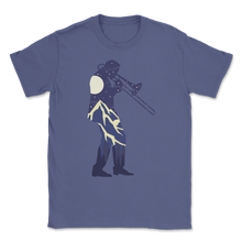 Load image into Gallery viewer, Trombone Player Silhouette Trombonist Trumpet Marching Unisex T-Shirt
