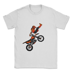 4th Birthday Party Boy 4 Years Old Dirt Bike Party Unisex T-Shirt