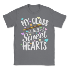 Load image into Gallery viewer, My Class Full Sweet Hearts Pen Teacher Assistant Unisex T-Shirt
