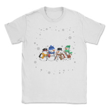 Load image into Gallery viewer, Chillin&#39; With Fourth Grade Snowmies Christmas Proud Unisex T-Shirt
