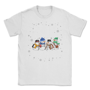 Chillin' With Fourth Grade Snowmies Christmas Proud Unisex T-Shirt