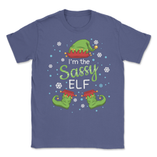 Load image into Gallery viewer, I'm The Sassy Elf Matching Family Group Christmas Unisex T-Shirt
