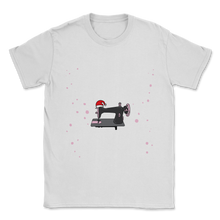 Load image into Gallery viewer, Fabric Let Us Sew Christmas Tree Sewing Weather Unisex T-Shirt
