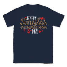 Load image into Gallery viewer, Happy Singles Awareness Day Leopard Trendy Pattern Unisex T-Shirt
