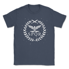 Load image into Gallery viewer, SPQR Roman Senatus Populus Que Romanus Ancient Camp Unisex T-Shirt
