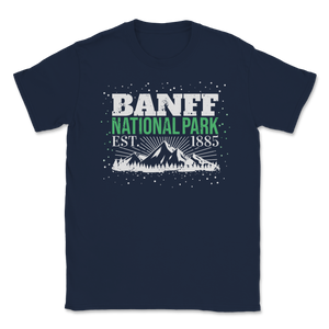 Banff National Park Canada Souvenir Conservation Retro Unisex T-Shirt