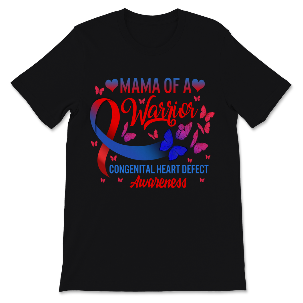 CHD Awareness Shirt Mama of Warrior Congenital Heart Unisex T-Shirt