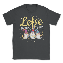 Load image into Gallery viewer, Lefse Rolling Team Gnome Christmas Norway Xmas Elf Unisex T-Shirt
