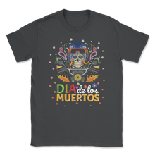 Load image into Gallery viewer, Dia De Los Muertos Biker Sporty Skeleton Day of the Unisex T-Shirt
