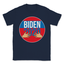 Load image into Gallery viewer, Joe Biden Hands Hug President USA 2020 Funny Political Unisex T-Shirt
