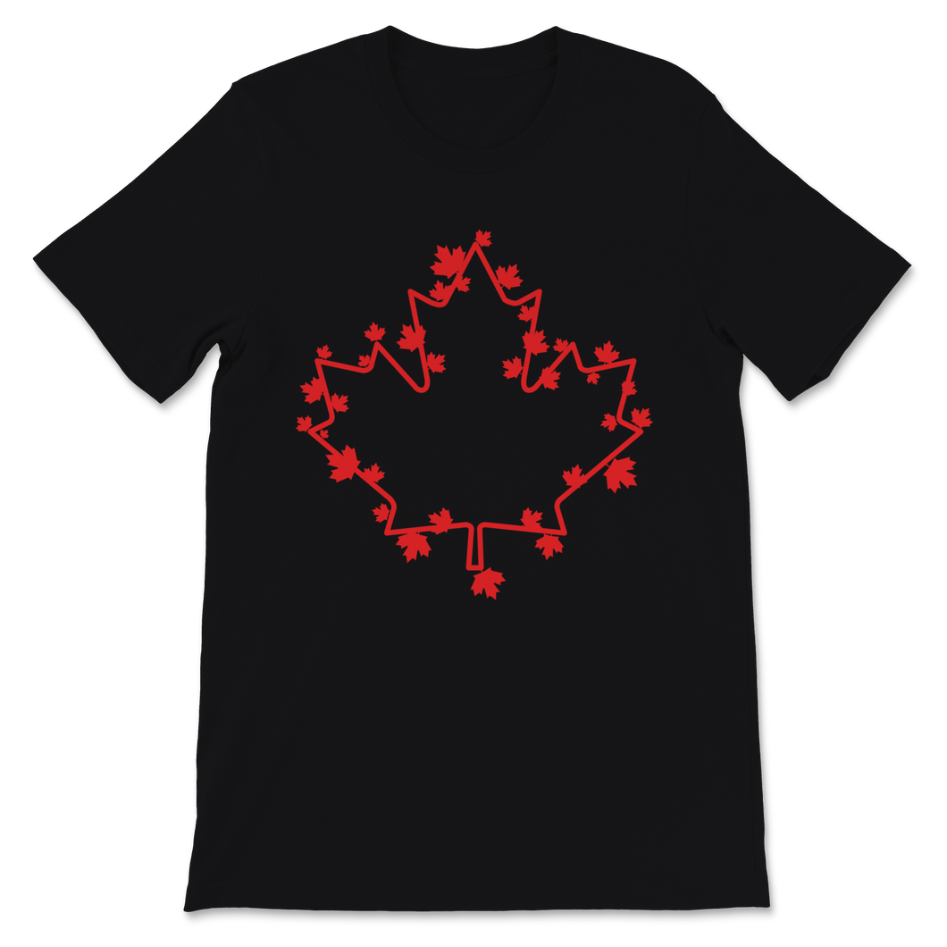 Canada Day Cute Maple Leaf Trendy Pattern Canadian Unisex T-Shirt