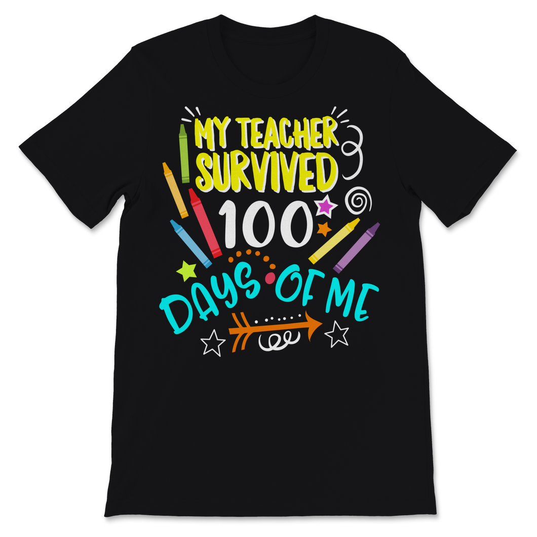 100 Days Of School Shirt For Students My Teacher Unisex T-Shirt
