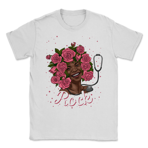 Black STNA Nurses Rock Black History Month Women Pink Unisex T-Shirt