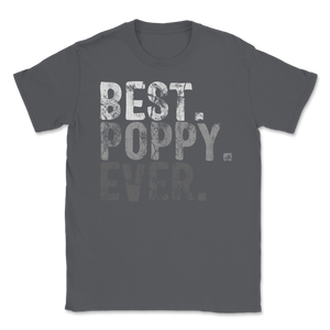 Best Poppy Ever Dad Grandpa Grandfather Family Retro Unisex T-Shirt