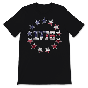 1776 Betsy Ross 4th Of July Retro Patriotic USA Unisex T-Shirt