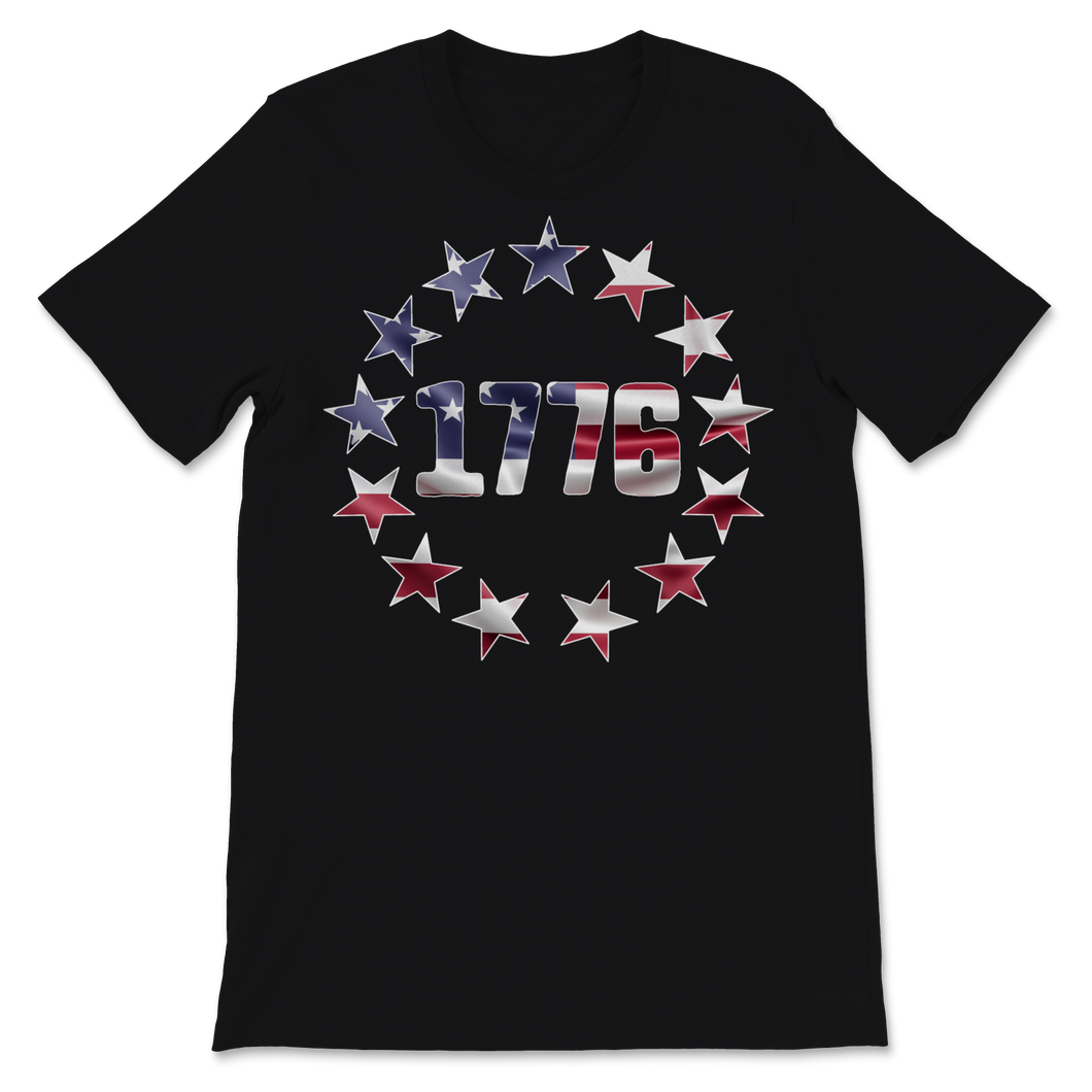 1776 Betsy Ross 4th Of July Retro Patriotic USA Unisex T-Shirt