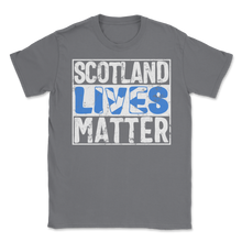 Load image into Gallery viewer, Scotland Lives Matter IndyRef2 Scottish Flag Unisex T-Shirt
