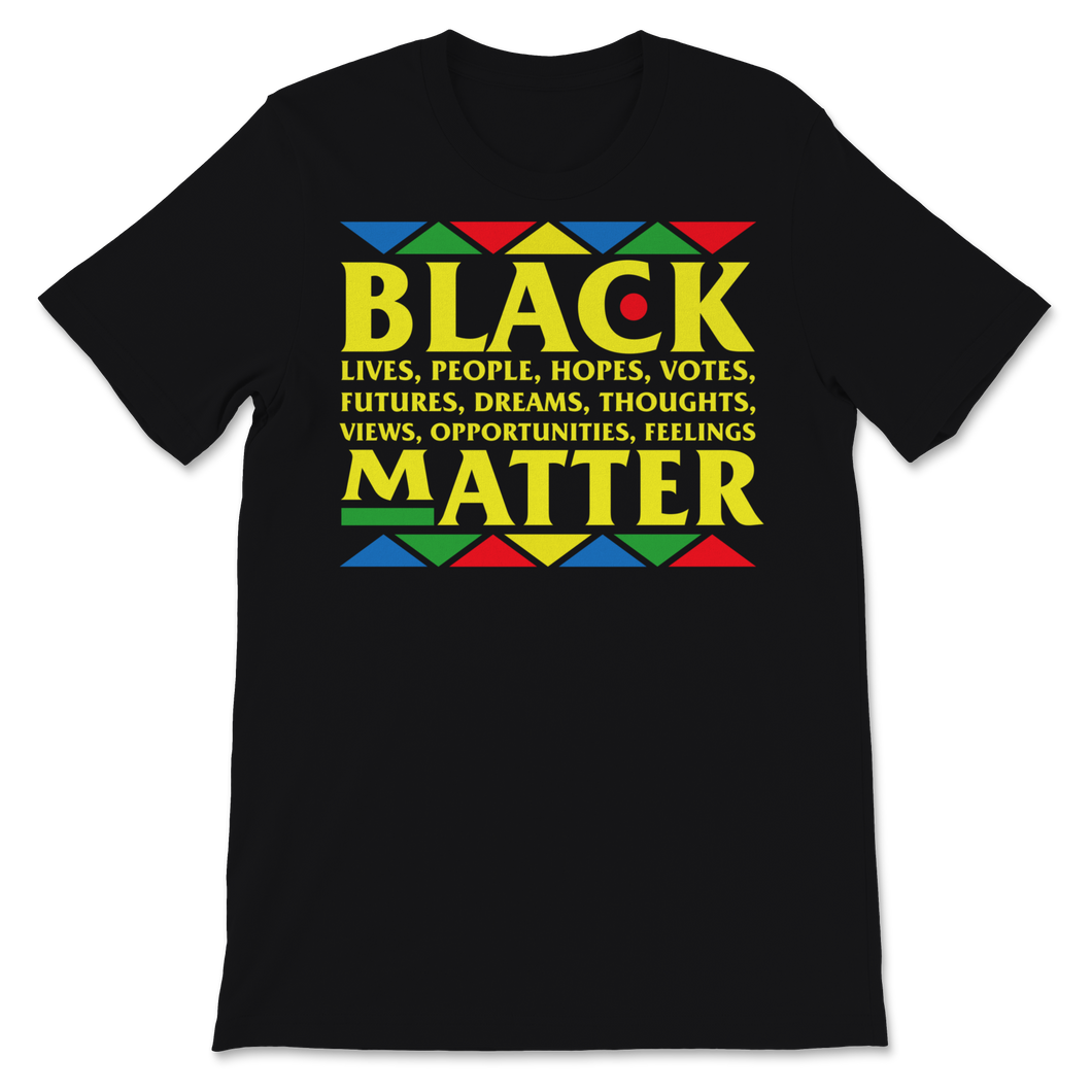 Black Lives Matter Shirt BLM Protest Activist Black Unisex T-Shirt