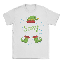 Load image into Gallery viewer, I'm The Sassy Elf Matching Family Group Christmas Unisex T-Shirt
