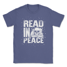 Load image into Gallery viewer, Read in Peace Books Reading Halloween Book Lover Unisex T-Shirt
