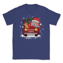 Load image into Gallery viewer, Grandma Claus Truck Christmas Santa Hat Family Unisex T-Shirt
