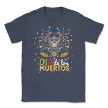 Load image into Gallery viewer, Dia De Los Muertos Biker Sporty Skeleton Day of the Unisex T-Shirt
