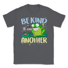 Load image into Gallery viewer, Be Kind To One Another Waving Frog Nice Happy Unisex T-Shirt
