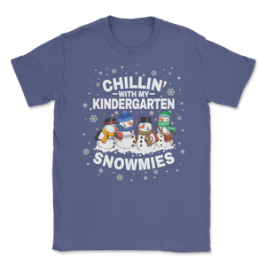 Chillin' With Kindergarten Snowmies Christmas Proud Unisex T-Shirt