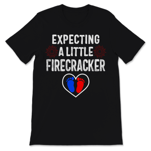 4th of July Pregnancy Announcement Baby Firecracker Unisex T-Shirt