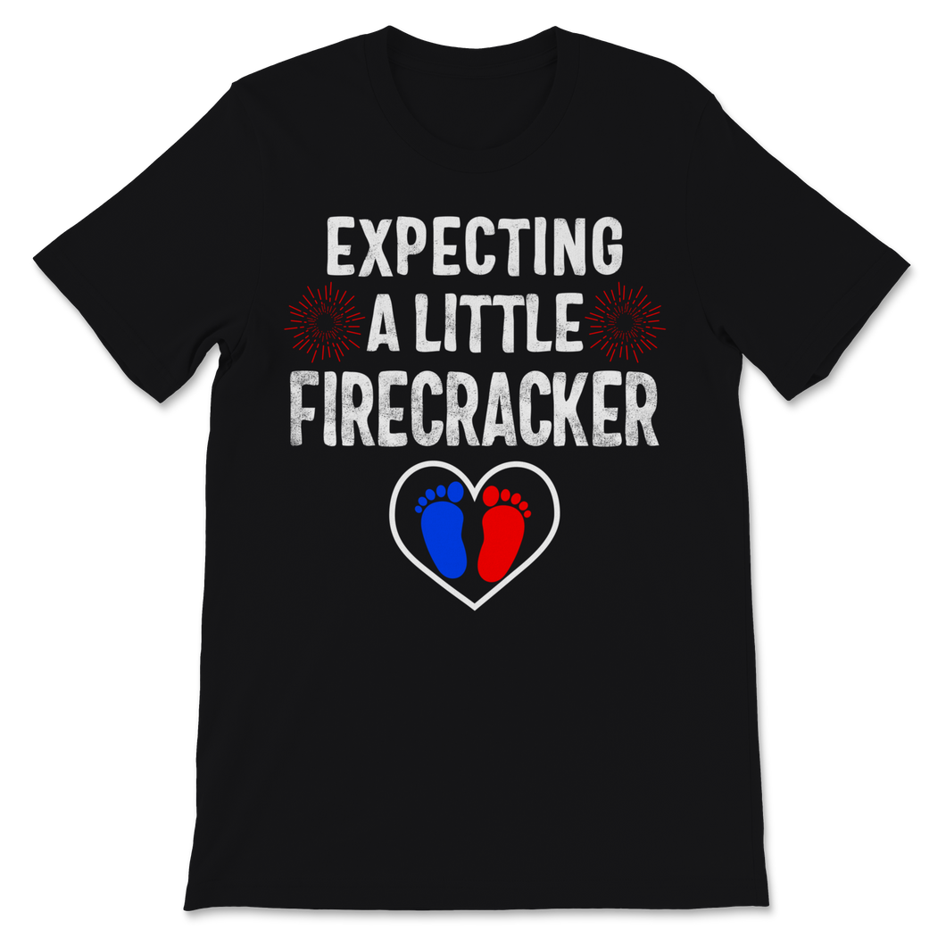 4th of July Pregnancy Announcement Baby Firecracker Unisex T-Shirt