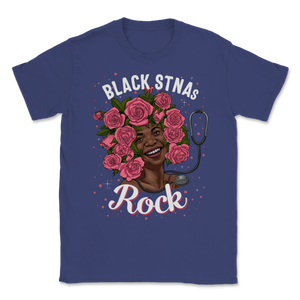 Black STNA Nurses Rock Black History Month Women Pink Unisex T-Shirt