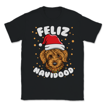 Load image into Gallery viewer, Feliz Navidood Goldendoodle Labradoodle Christmas Unisex T-Shirt
