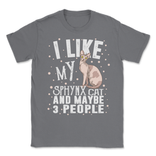 Load image into Gallery viewer, Like Sphynx Cat Pastel Goth Yoga Space Psychedelic Unisex T-Shirt
