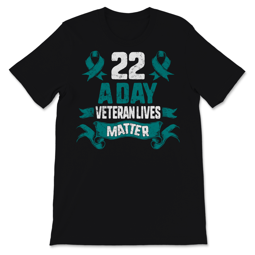 22 a Day Veteran Lives Matter Retro USA American Army Unisex T-Shirt