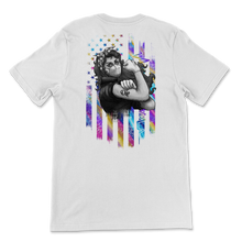 Load image into Gallery viewer, DSP USA American Flag Nurse Strong Woman Direct Unisex T-Shirt
