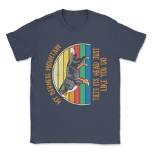 Load image into Gallery viewer, My Bernese Mountain Tilts Its Head Rotated Funny Meme Unisex T-Shirt
