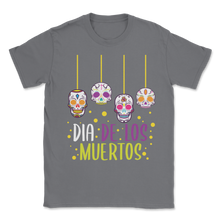 Load image into Gallery viewer, Dia De Los Muertos Sugar Skull Day of the dead Hanging Unisex T-Shirt
