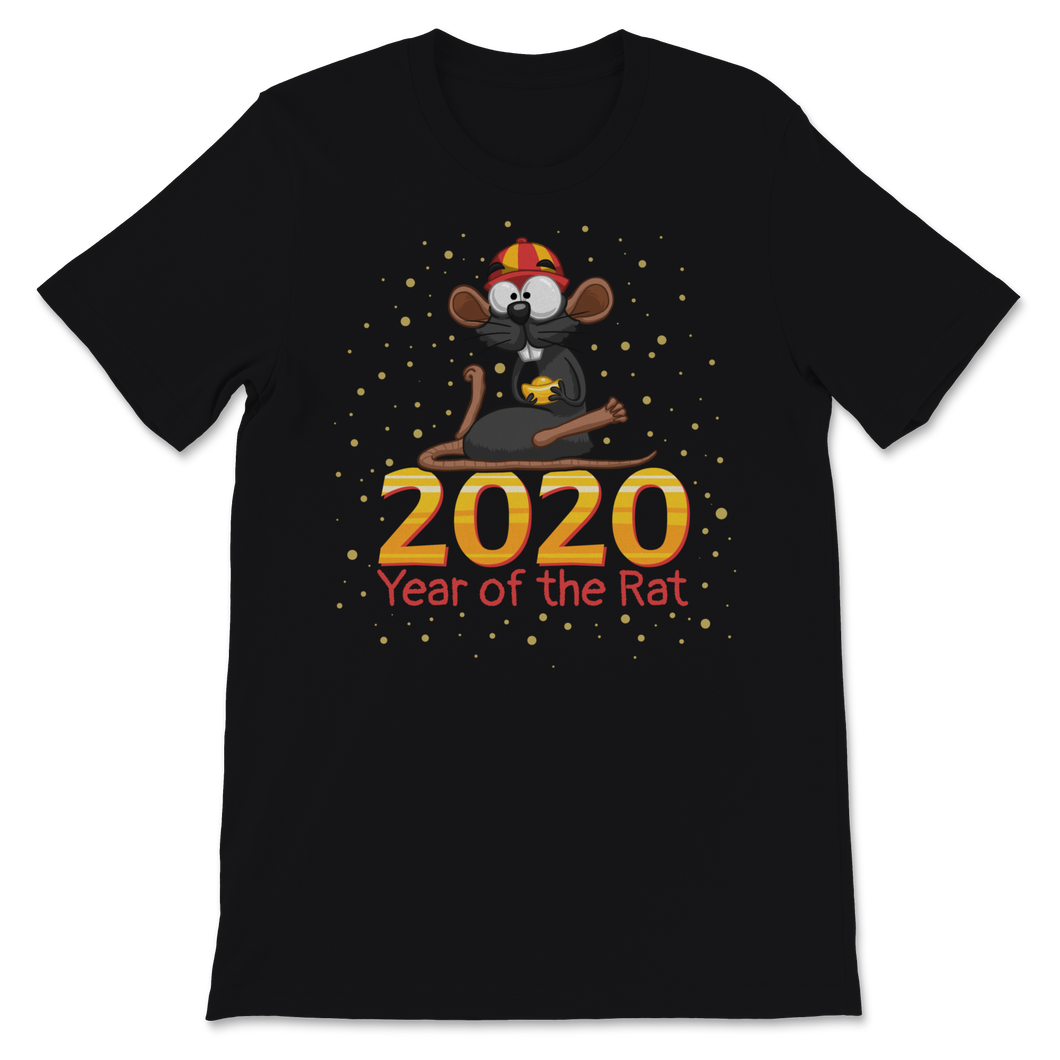 2020 Year of The Rat Happy Chinese New Year Cute Rat Unisex T-Shirt