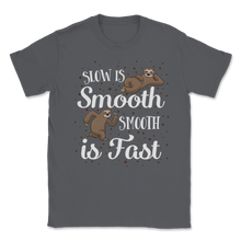 Load image into Gallery viewer, Slow is Smooth is Fast Seal Aikido Martial Arts Unisex T-Shirt
