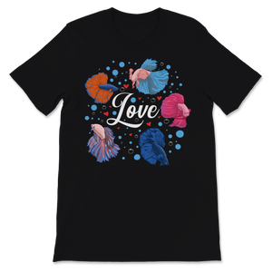 Betta Love Fish Lover Pet Beautiful Sea Animals Unisex T-Shirt