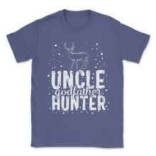 Load image into Gallery viewer, Uncle Godfather Hunter Camo Wildlife Nature Deer Unisex T-Shirt
