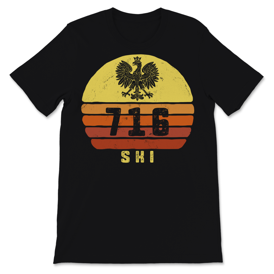 716 SKI Vintage Polish Eagle Dyngus Day śmigus Polska Unisex T-Shirt