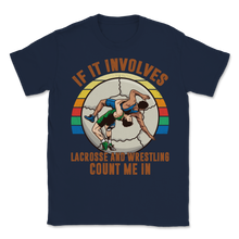 Load image into Gallery viewer, Wrestling Lacrosse If It Involves Count Me Pro MMA Unisex T-Shirt
