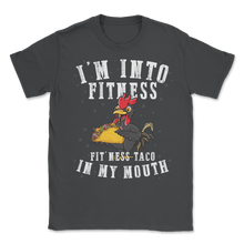 Load image into Gallery viewer, Farmer Fitness Chicken Tacos In My Mouth Taco Tuesday Unisex T-Shirt
